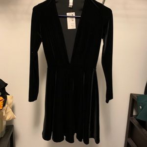 American apparel velvet dress